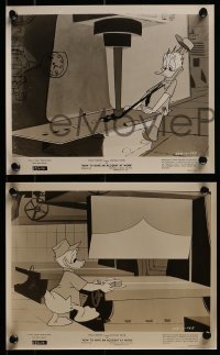 2x752 HOW TO HAVE AN ACCIDENT AT WORK 5 8x10 stills 1959 Disney, cartoon images of Donald Duck!