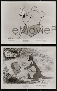 2x762 MANY ADVENTURES OF WINNIE THE POOH 4 8x10 stills 1977 and Tigger too, cute images!
