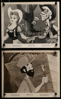 2x711 MELODY TIME 34 8x10 stills 1948 Disney cartoon, great images of Pecos Bill and more!