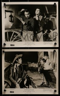 2x726 WESTWARD HO THE WAGONS 11 8x10 stills 1957 cowboy Fess Parker & Native Americans!