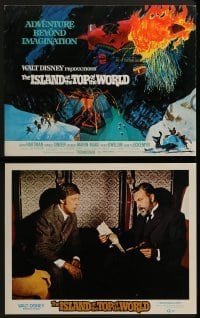 2x486 ISLAND AT THE TOP OF THE WORLD 8 LCs 1974 Walt Disney adventure beyond imagination!