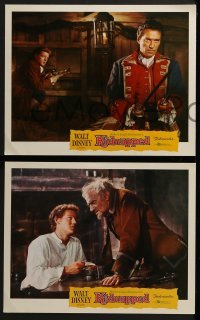 2x527 KIDNAPPED 5 LCs 1960 Walt Disney, swashbucklers Peter Finch & James MacArthur!