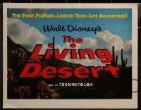 2x459 LIVING DESERT 9 LCs 1953 first feature-length Disney True-Life adventure!