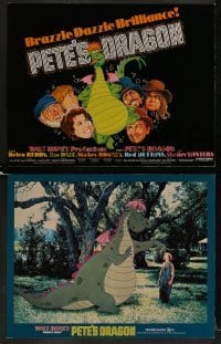 2x464 PETE'S DRAGON 9 LCs 1977 Walt Disney, Helen Reddy, Mickey Rooney, cartoon/live action!