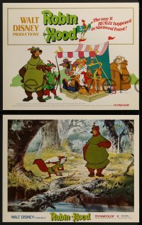 2x502 ROBIN HOOD 8 LCs 1973 Walt Disney's cartoon version, the way it REALLY happened!