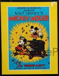2x602 MICKEY MOUSE group of 4 10x13 folders 1970s great movie poster art on the cover of each!