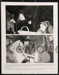 2x575 HUNCHBACK OF NOTRE DAME presskit w/ 5 stills 1996 Walt Disney, great checkerboard art cover!