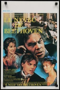 2y448 BEETHOVEN'S NEPHEW Belgian 1985 Paul Morrissey's Le neveu de Beethoven, Reichmann & Prinz!