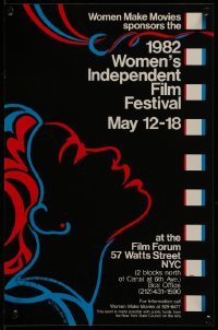 2z099 1982 WOMEN'S INDEPENDENT FILM FESTIVAL 11x17 film festival poster 1982 woman by Tomie Mai!