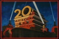 2z600 20TH CENTURY FOX 24x36 special poster 1987 great artwork of classic logo!