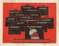 3c013 ADVISE & CONSENT TC 1962 Otto Preminger classic, Fonda, great artwork by Saul Bass!