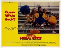 3c268 ANIMAL HOUSE LC R1979 John Belushi & cheerleaders in John Landis directed college classic!