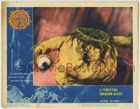 3c287 BATTLE BEYOND THE SUN LC #2 1962 close up of the monster of a terrifying unknown world!