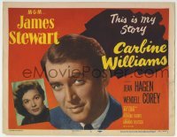 3c040 CARBINE WILLIAMS TC 1952 James Stewart as the man who builds a gun in prison, Jean Hagen