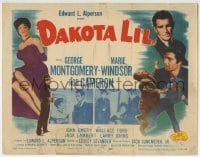 3c052 DAKOTA LIL TC R1955 Marie Windsor is out to get George Montgomery as Tom Horn!