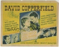 3c054 DAVID COPPERFIELD TC 1935 W.C. Fields, Freddie Bartholomew & MGM stars in Dickens classic!