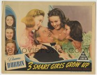 3c900 THREE SMART GIRLS GROW UP LC 1939 Deanna Durbin, Helen Parrish, Nan Grey & Charles Winninger!