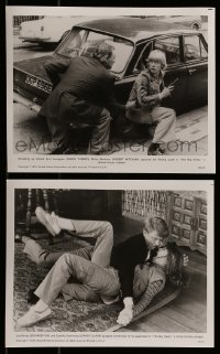 3d929 BIG SLEEP 2 8x10 stills 1978 Robert Mitchum, Candy Clark fighting Edward Fox!