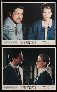 3d046 HOUSE OF GAMES 8 8x10 mini LCs 1987 David Mamet, Lindsay Crouse, Joe Mantegna, 2 poker scenes!