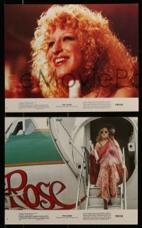 3d069 ROSE 8 color 8x10 stills 1980 Bette Midler, unofficial Joplin biography!