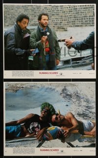 3d071 RUNNING SCARED 8 8x10 mini LCs 1986 Gregory Hines & Billy Crystal are Chicago's finest!