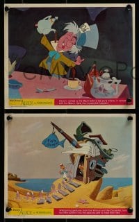 3d192 ALICE IN WONDERLAND 3 color English FOH LCs R1969 Walt Disney Lewis Carroll classic!