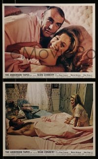 3d146 ANDERSON TAPES 8 color English FOH LCs 1971 Sean Connery, Dyan Cannon, directed by Lumet!