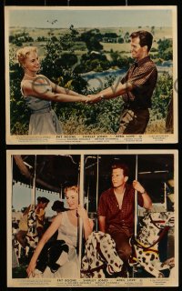 3d147 APRIL LOVE 8 color English FOH LCs 1957 Pat Boone, sexy Shirley Jones, Dolores Michaels!
