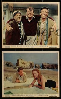 3d149 BELOVED INFIDEL 8 color English FOH LCs 1959 Gregory Peck as F. Scott Fitzgerald, Deborah Kerr!
