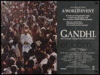 3f182 GANDHI British quad 1983 Ben Kingsley as The Mahatma, directed by Richard Attenborough!