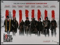 3f187 HATEFUL EIGHT teaser DS British quad 2016 Tarantino, Russell, Leigh, Jackson, top cast!