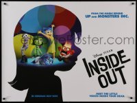 3f193 INSIDE OUT advance DS British quad 2015 Anger, Fear, Disgust, Sadness & Joy, black title!