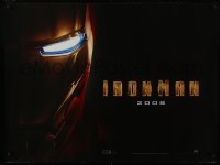 3f196 IRON MAN teaser DS British quad 2008 Marvel, Robert Downey Jr., directed by Jon Favreau!