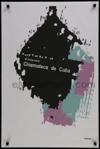 3f326 45 ANIVERSARIO DE LA CINEMATECA DE CUBA Cuban silkscreen 2004 45 years of cinema, Madaygc!