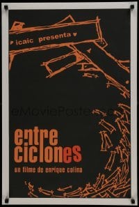 3f333 BETWEEN TWO HURRICANES Cuban silkscreen 2003 Enrique Colina's Entre Ciclones, cool art!