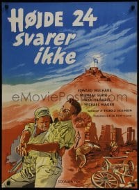 3f228 HILL 24 DOESN'T ANSWER Danish 1956 first Israel movie, cool completely different art!