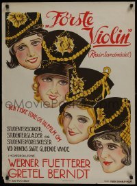 3f245 RHINELAND MODEL Danish 1930 Johannes Meyer's Das Rheinlandmadel, art of top female cast!