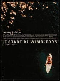 3f171 WIMBLEDON STAGE French 16x22 2001 novel by Daniele Del Giudice, sexy surfer!