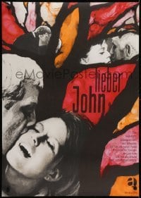 3f724 DEAR JOHN German 1965 Jarl Kulle & Christina Schollin, Dorothea Fischer-Nosbisch art!