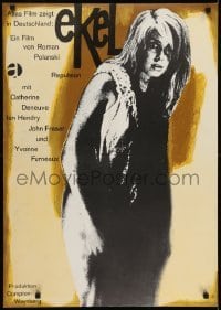 3f776 REPULSION German 1965 Roman Polanski, tan Fischer-Nobisch art of Catherine Deneuve!