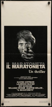 3f116 MARATHON MAN Italian locandina 1976 cool image of Dustin Hoffman, John Schlesinger thriller!