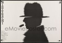 3f991 UNTOUCHABLES Polish 27x38 1987 Brian De Palma, art of man in hat by Mieczyslaw Wasilewski!