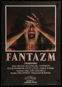 3f307 PHANTASM Yugoslavian 19x27 1980 if this one doesn't scare you, you're already dead, cool!