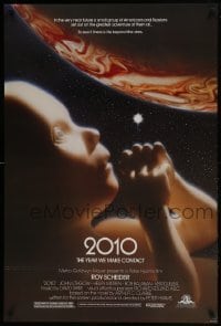 3g050 2010 1sh 1984 sequel to 2001: A Space Odyssey, full bleed image of the starchild & Jupiter!