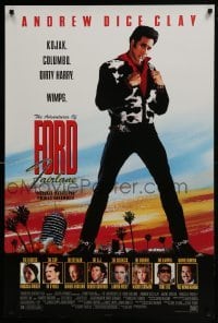 3g060 ADVENTURES OF FORD FAIRLANE DS 1sh 1990 Andrew Dice Clay, private detective, public offender!