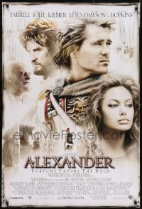3g067 ALEXANDER int'l advance DS 1sh 2004 directed by Oliver Stone, Colin Farrell & Angelina Jolie!