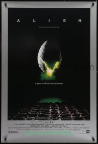 3g069 ALIEN style B DS 1sh R2003 Ridley Scott outer space sci-fi monster classic, cool egg image!