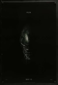 3g074 ALIEN COVENANT style A teaser DS 1sh 2017 Ridley Scott, Fassbender, drooling close-up, run!