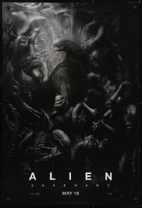 3g075 ALIEN COVENANT style C teaser DS 1sh 2017 Ridley Scott, Fassbender, incredible sci-fi image!