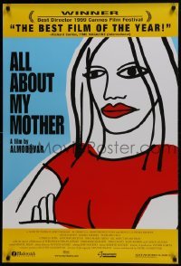 3g080 ALL ABOUT MY MOTHER int'l 1sh 1999 Pedro Almodovar's Todo Sobre Mi Madre, cool art by Marine!